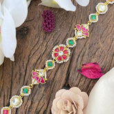 Vriksham Floral With Lotus Kundan Jadau Sheeshphool-J2808